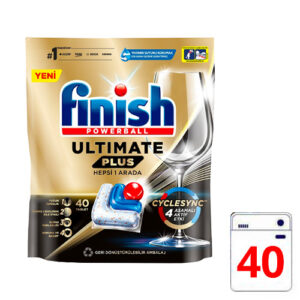 Finish Powerball Ultimate Plus Hepsi 1 Arada Limon Ferahlığı 40 Tablet