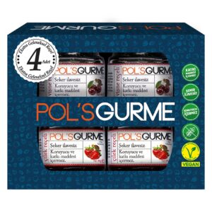 Pol's Gurme Şeker İlavesiz Reçel 4 x 40 G