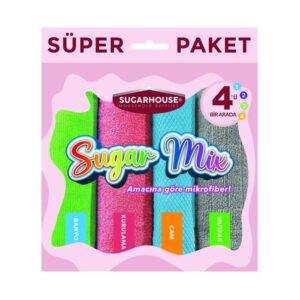 Sugar House Sugar MİX mikrofiber temizlik bezi seti