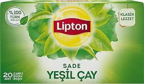 Lipton Sade Yeşil Çay Bardak Poşet 20 Adet