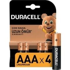 Duracell AAA4 Kalem Pil 4 Lu
