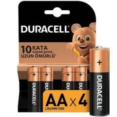 Duracell Kalem AA4 Pil 4Lu
