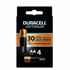 Duracell AA Optimum Kalem Pil 4Lu