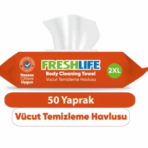 Freshlife Vücut Temizleme Havlusu 50 Li