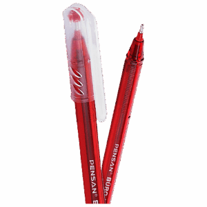 Pensan Büro 2270 1.0 mm Kırmızı Tükenmez Kalem 4 lü