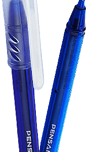 Pensan Büro 2270 1.0 mm Mavi Tükenmez Kalem 4 lü