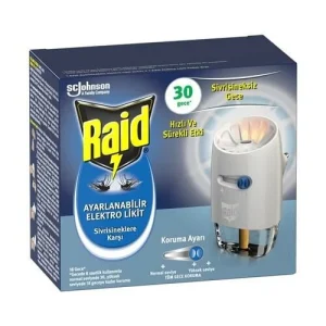 Raid Sinek Kovucu Likit Elektrikli 30 gün