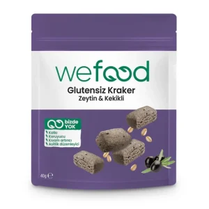 Wefood Glutensiz Zeytinli Kekikli Kraker 40 gr