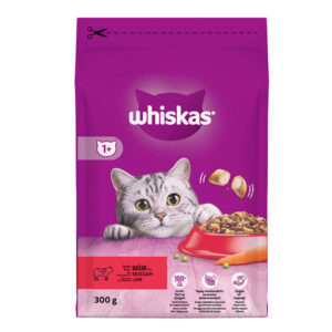 Whiskas Kuru Mama Sığır Etli ve Havuçlu 300 gr